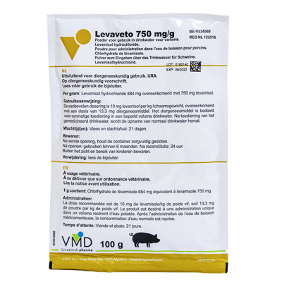 Levaveto 750 mg/g, 100 g