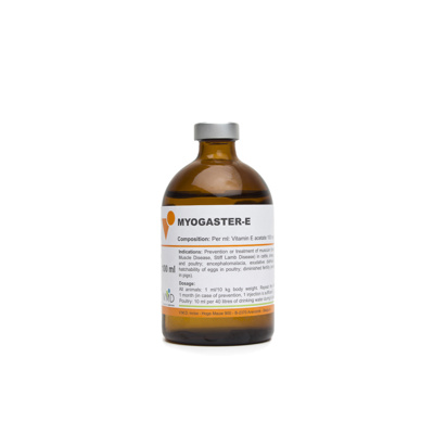 Myogaster-E, 100 mg/ml - 1.315 mg/ml 100 mL