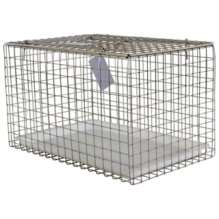 Cage Pour Chat Inox 46 x 29 x 29 cm - Inovet