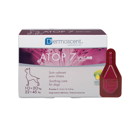 Dermoscent® Atop 7 Spot-On Chien 10-20 kg 4 x 1,2 ml