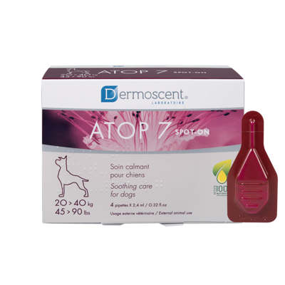 Dermoscent® Atop 7 Spot-On Chien 20-40 kg 4 x 2,4 ml