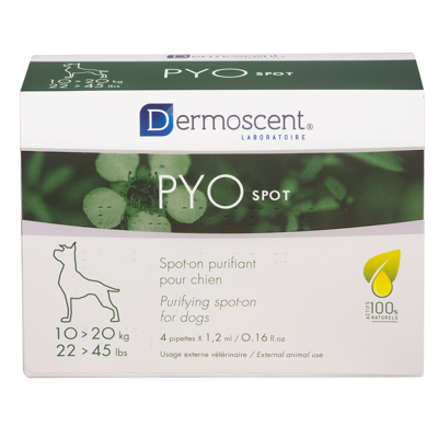 Dermoscent® Pyospot Chien 10-20 kg 4 x 1,2 ml