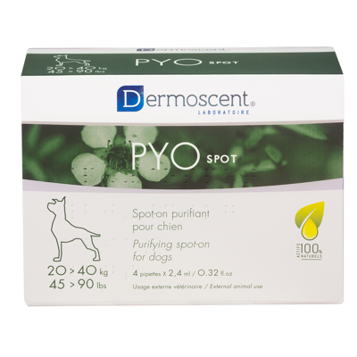Dermoscent® Pyospot Chien 20-40 kg 4 x 2,4 ml
