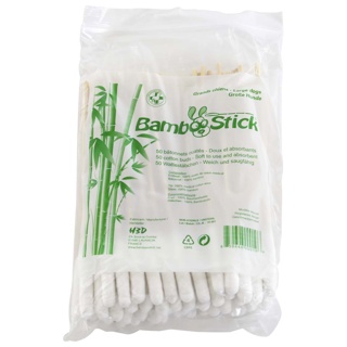 Coton-Tiges Bamboostick Grand Gros Embout 50 Pcs