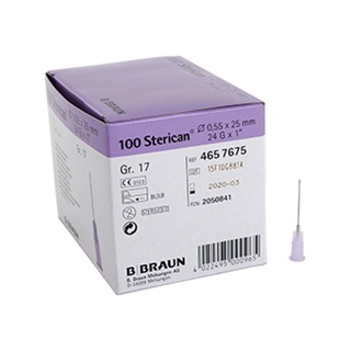 Needles Braun Sterican 24 G x 1"