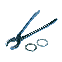Nose Ring Forceps Pigs 17 cm