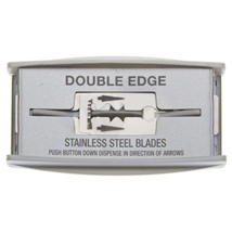 Razor Blades Double Edge Platinum/Chrome  10 Pcs