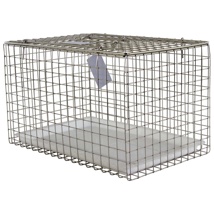 Cage For Cats Stainless Steel 46 x 29 x 29 cm