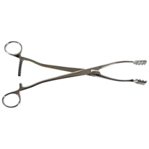 Uterine Forceps SMI Straight Separable Without Rubbers 28 cm