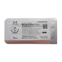 Monocryl Plus MCP3170H Rond 1/2c 26 mm USP 2/0 EP 3 Violet 70 cm