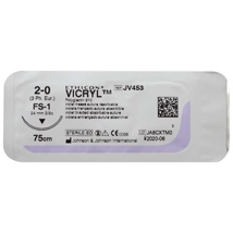 Vicryl V453H Cutting 3/8c 24 mm USP 2/0 EP 3 Violet 75 cm