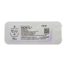 Vicryl V318H Ronde 1/2c 26 mm USP 0 EP 3,5 Violet 70 cm